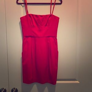 Strapless Red Dress